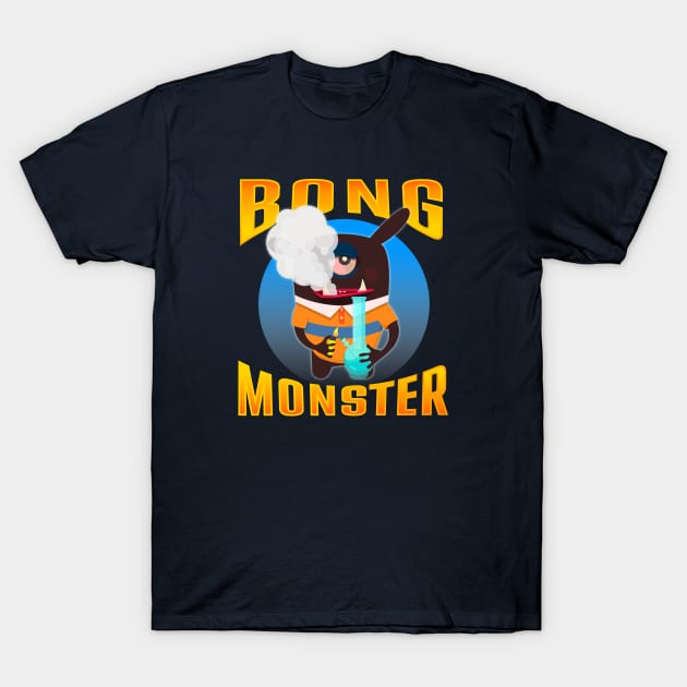 Bong Monster T-Shirt by Fuckinuts